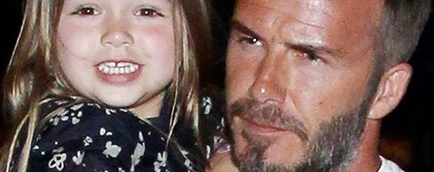 David Beckham und Harper Seven Beckham David Beckham und Harper Seven Beckham