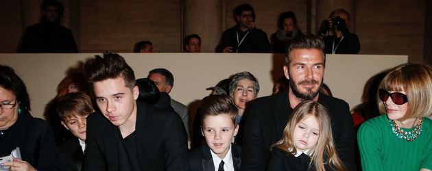 David Beckham, Brooklyn Beckham, Romeo Beckham, Harper Seven Beckham und Cruz Beckham David Beckham, Brooklyn Beckham, Romeo Beckham, Harper Seven Beckham und Cruz Beckham