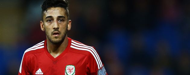 Der walisische Fußballer Neil Taylor Der walisische Fußballer Neil Taylor
