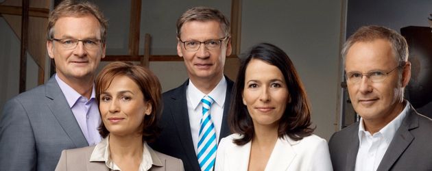 Günther Jauch, Reinhold Beckmann, Sandra Maischberger, Anne Will und Frank Plasberg Günther Jauch, Reinhold Beckmann, Sandra Maischberger, Anne Will und Frank Plasberg