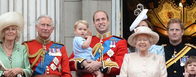 Die Royals bei der Trooping The Colour Parade Die Royals bei der Trooping The Colour Parade
