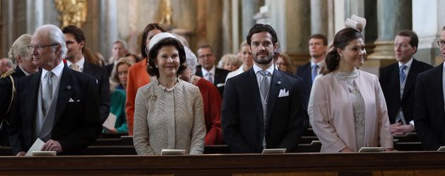 Prinz Carl Philip von Schweden, Prinzessin Victoria von Schweden, Königin Silvia von Schweden und Ca Prinz Carl Philip von Schweden, Prinzessin Victoria von Schweden, Königin Silvia von Schweden und Ca