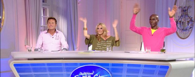 Dieter Bohlen, Natalie Horler und Bruce Darnell Dieter Bohlen, Natalie Horler und Bruce Darnell