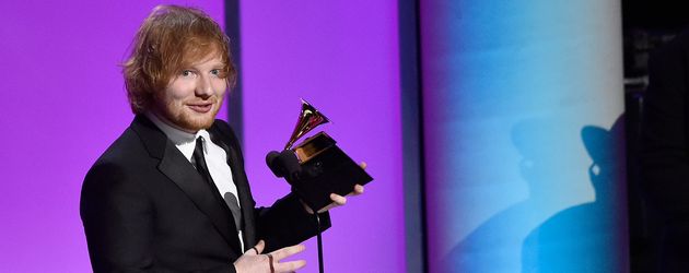 Ed Sheeran im Februar 2016 bei der Grammy-Verleihung in Los Angeles Ed Sheeran im Februar 2016 bei der Grammy-Verleihung in Los Angeles