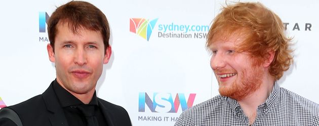 Ed Sheeran und James Blunt Ed Sheeran und James Blunt