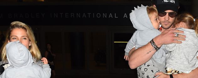 Chris Hemsworth und Elsa Pataky mit ihren Kindern India, Tristan und Sasha Chris Hemsworth und Elsa Pataky mit ihren Kindern India, Tristan und Sasha