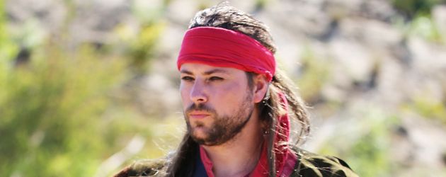 Felix von Jascheroff als Billy Bones im Piraten-Action-Open-Air Felix von Jascheroff als Billy Bones im Piraten-Action-Open-Air