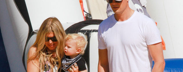 Fergie, Josh Duhamel und Axl Jack Duhamel Fergie, Josh Duhamel und Axl Jack Duhamel