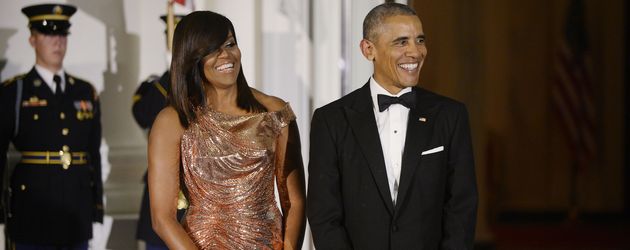 First Lady Michelle und Präsident Barack Obama First Lady Michelle und Präsident Barack Obama