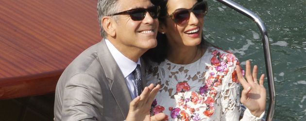 George Clooney und Amal Alamuddin George Clooney und Amal Alamuddin