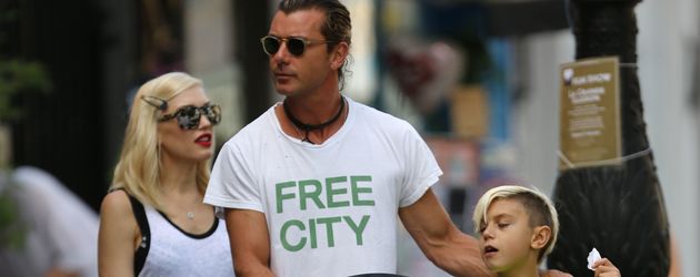 Gwen Stefani, Gavin Rossdale, Apollo Bowie Flynn Rossdale und Kingston Rossdale Gwen Stefani, Gavin Rossdale, Apollo Bowie Flynn Rossdale und Kingston Rossdale