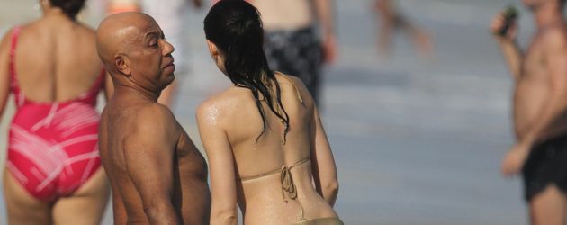 Hana Nitsche und Russell Simmons Hana Nitsche und Russell Simmons