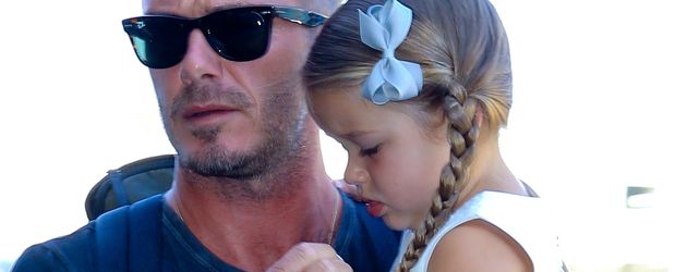 David Beckham und Harper Seven Beckham David Beckham und Harper Seven Beckham