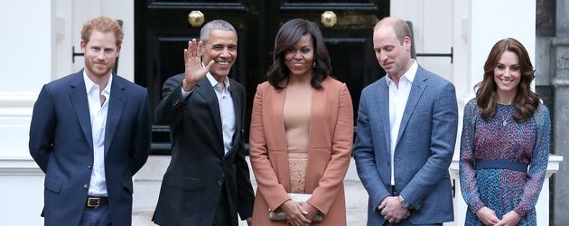 Prinz Harry, Prinz William, Barack Obama, Michelle Obama und Kate Middleton Prinz Harry, Prinz William, Barack Obama, Michelle Obama und Kate Middleton