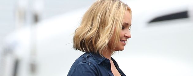 Hayden Panettiere am Set von Werbespot Hayden Panettiere am Set von Werbespot