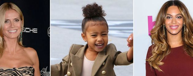 Beyonce, North West und Heidi Klum Beyonce, North West und Heidi Klum