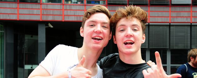Heiko und Roman Lochmann aka Die Lochis bei den VideoDays Heiko und Roman Lochmann aka Die Lochis bei den VideoDays