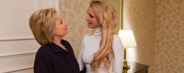 Britney Spears und Hilary Clinton Britney Spears und Hilary Clinton