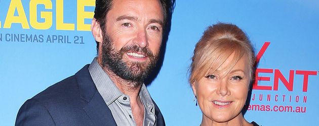Hugh Jackman mit seiner Frau Hugh Jackman mit seiner Frau
