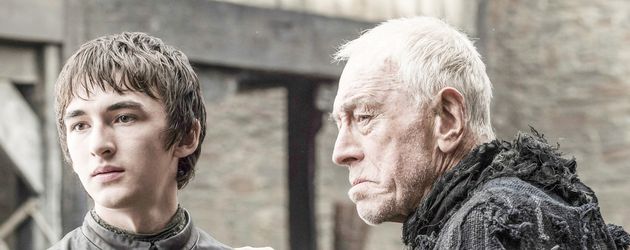 Isaac Hempstead Wright und Max von Sydow bei GoT Isaac Hempstead Wright und Max von Sydow bei GoT