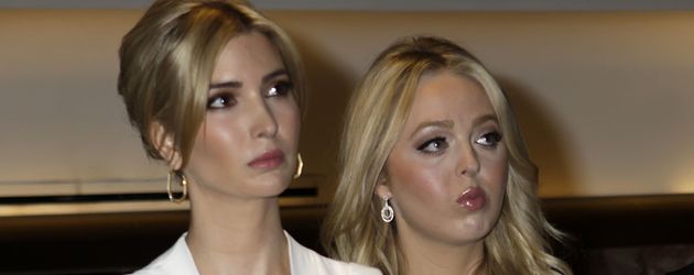 Ivanka und Tiffany Trump im Juni 2016 bei einer Wahlkampfveranstaltung in New York. Ivanka und Tiffany Trump im Juni 2016 bei einer Wahlkampfveranstaltung in New York.