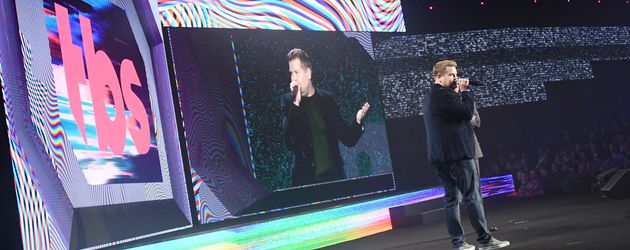 James Corden bei der CBS Upfront Presentation in New York James Corden bei der CBS Upfront Presentation in New York