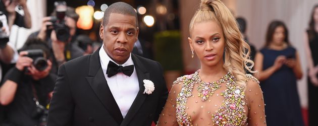 Jay-Z und Beyoncé bei der "MET-Gala" 2015 Jay-Z und Beyoncé bei der "MET-Gala" 2015