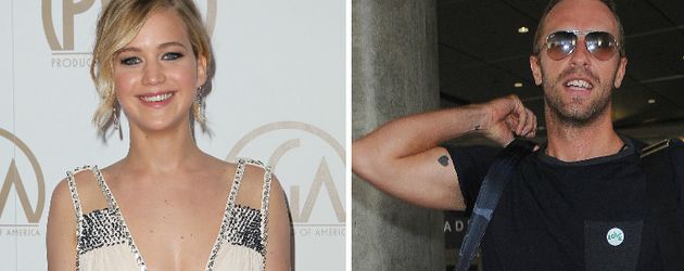 Jennifer Lawrence und Chris Martin Jennifer Lawrence und Chris Martin