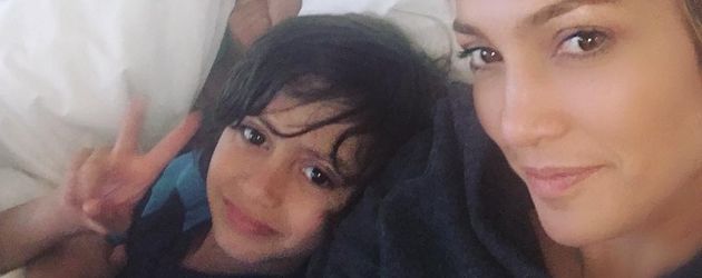 Jennifer Lopez mit ihren beiden Kindern Emme und Maximilian Jennifer Lopez mit ihren beiden Kindern Emme und Maximilian