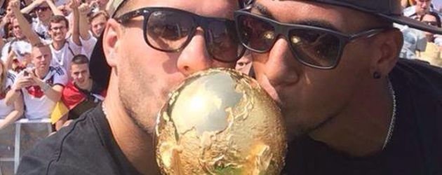 Lukas Podolski und Jérôme Boateng Lukas Podolski und Jérôme Boateng