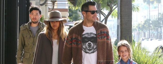 Jessica Alba, Honor Marie Warren, Haven Garner Warren und Cash Warren Jessica Alba, Honor Marie Warren, Haven Garner Warren und Cash Warren