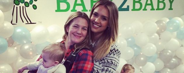 Jessica Alba, Drew Barrymore und Frankie Barrymore Kopelman Jessica Alba, Drew Barrymore und Frankie Barrymore Kopelman