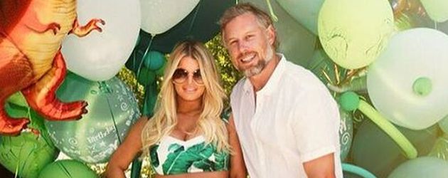 Jessica Simpson mit Ehemann Eric Johnson und den Kids Maxwell Drew und Ace Knute Jessica Simpson mit Ehemann Eric Johnson und den Kids Maxwell Drew und Ace Knute