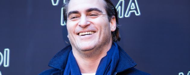 Joaquin Phoenix lachend beim "Inherent Vice"-Photocall in Rom Joaquin Phoenix lachend beim "Inherent Vice"-Photocall in Rom