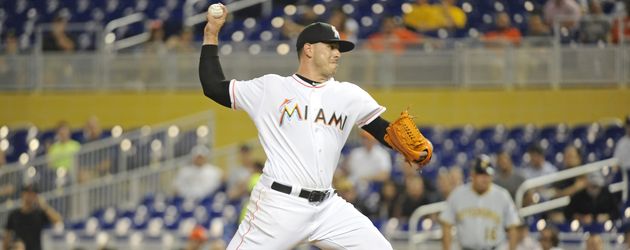 Jose Fernandez bei einem Baseball-Match Jose Fernandez bei einem Baseball-Match