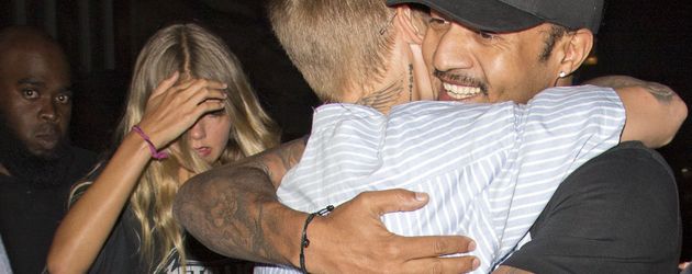 Bronte Blampied und Justin Bieber in London Bronte Blampied und Justin Bieber in London