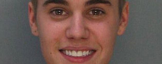 Justin Biebers Mugshot aus dem Jahr 2014 Justin Biebers Mugshot aus dem Jahr 2014