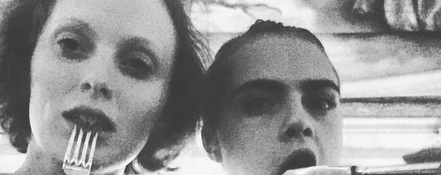 Karen Elson und Cara Delevingne (r.), Models Karen Elson und Cara Delevingne (r.), Models