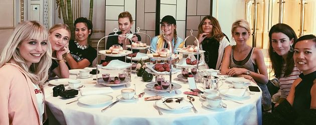 Karlie Kloss, Stefanie Giesinger und Caro Daur in Paris Karlie Kloss, Stefanie Giesinger und Caro Daur in Paris