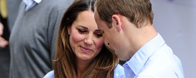 Herzogin Kate, Prinz William und Prinz George Herzogin Kate, Prinz William und Prinz George