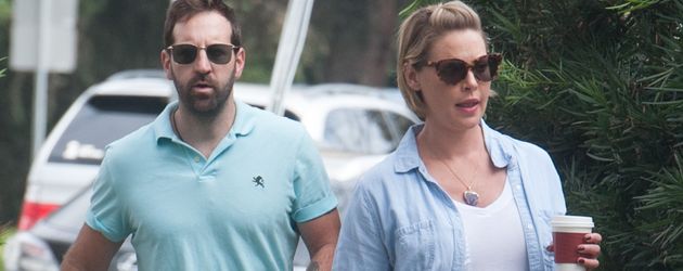 Katherine Heigl mit Josh Kelley im Park Katherine Heigl mit Josh Kelley im Park