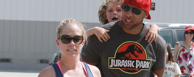 Kendra Wilkinson, Hank Baskett und Hank Baskett IV Kendra Wilkinson, Hank Baskett und Hank Baskett IV
