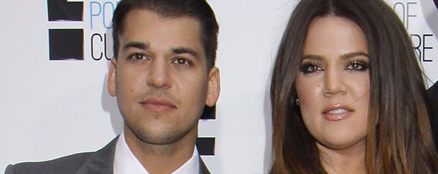 Khloe Kardashian und Robert Kardashian Khloe Kardashian und Robert Kardashian