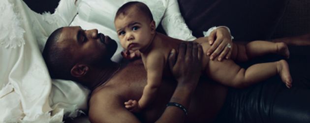 Kim Kardashian, Kanye West und North West Kim Kardashian, Kanye West und North West