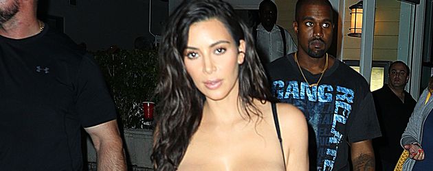 Kim Kardashian und Kanye West nach einem Dinner in Miami Kim Kardashian und Kanye West nach einem Dinner in Miami