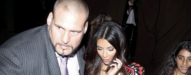 Kim Kardashian mit Bodyguard Pascal Duvier in Hollywood Kim Kardashian mit Bodyguard Pascal Duvier in Hollywood