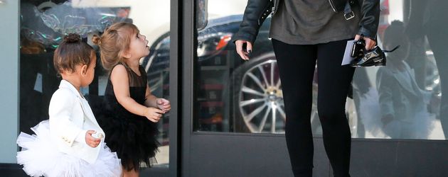 Kim Kardashian, North West und Penelope Disick Kim Kardashian, North West und Penelope Disick