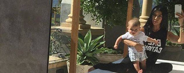 Kourtney Kardashian und Reign Disick Kourtney Kardashian und Reign Disick