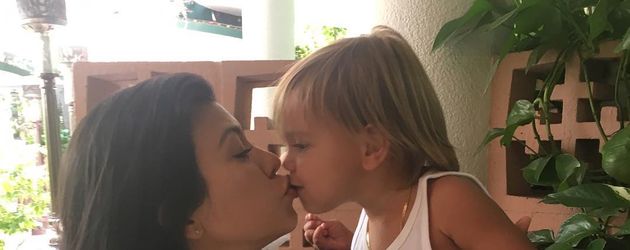 Kourtney Kardashian mit Sohn Reign Kourtney Kardashian mit Sohn Reign
