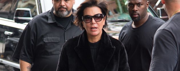 Kris Jenner nach ihrer Ankunft in New York Kris Jenner nach ihrer Ankunft in New York